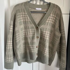 OAK + FORT Checkered Cardigan
